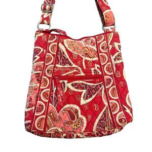 Vera Bradley Pink Paisley Quilted Crossbody Bag